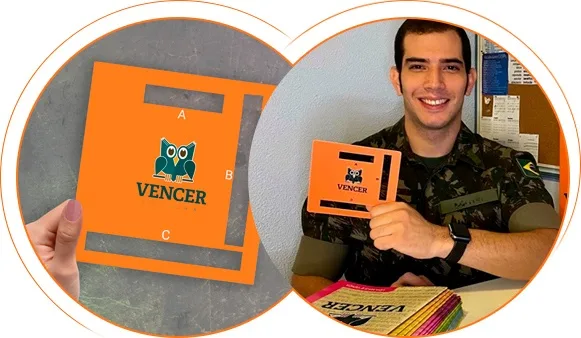 Régua seletiva (taquistoscópio) da Vencer Leitura